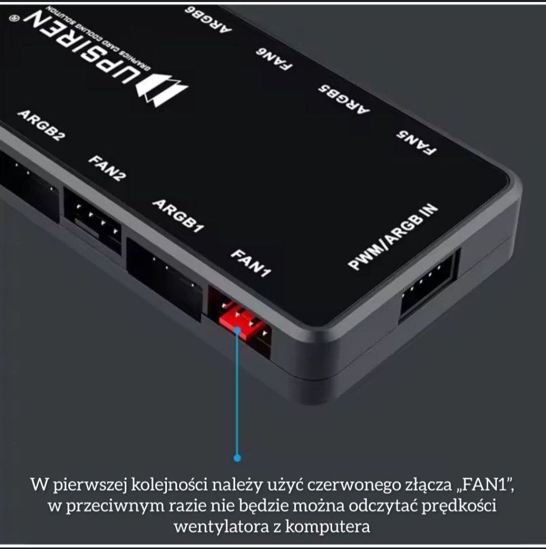 Rozdzielacz hub PWM / aRGB x 8