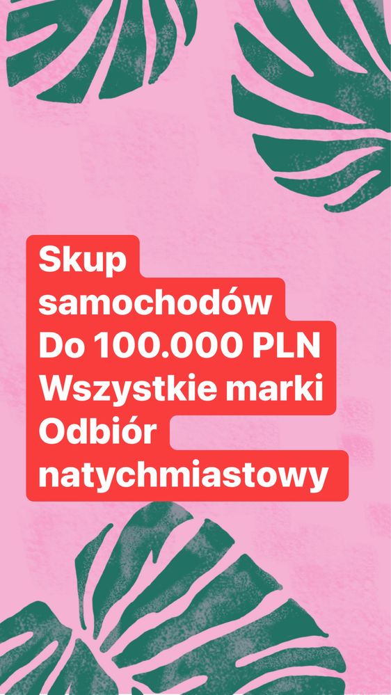 Skup samochodów Skup aut Warszawa+150KM”Bez marudzenia „