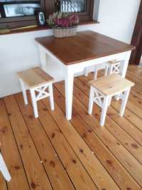 Taboret stołek w stylu farmhouse nowy