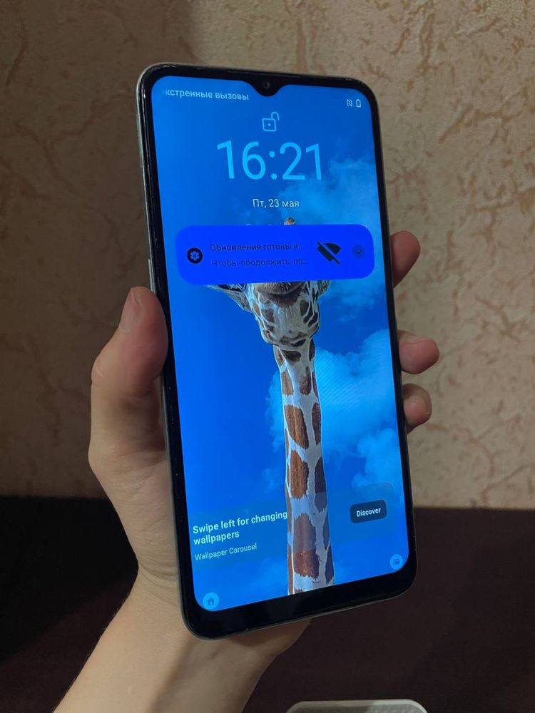 Realme C35 с коробкой + бампер в подарок