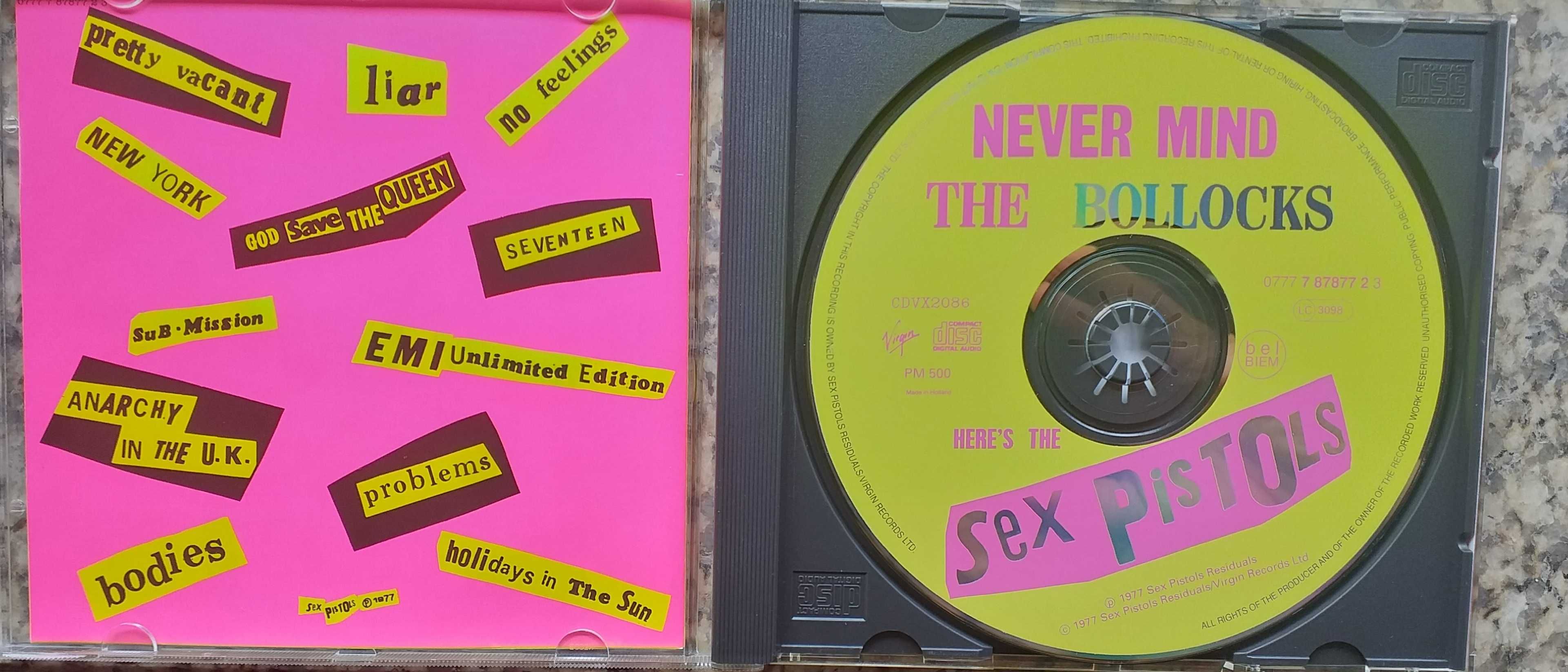 Cd Sex Pistols "Never Mind Bollocks", original, como novo
