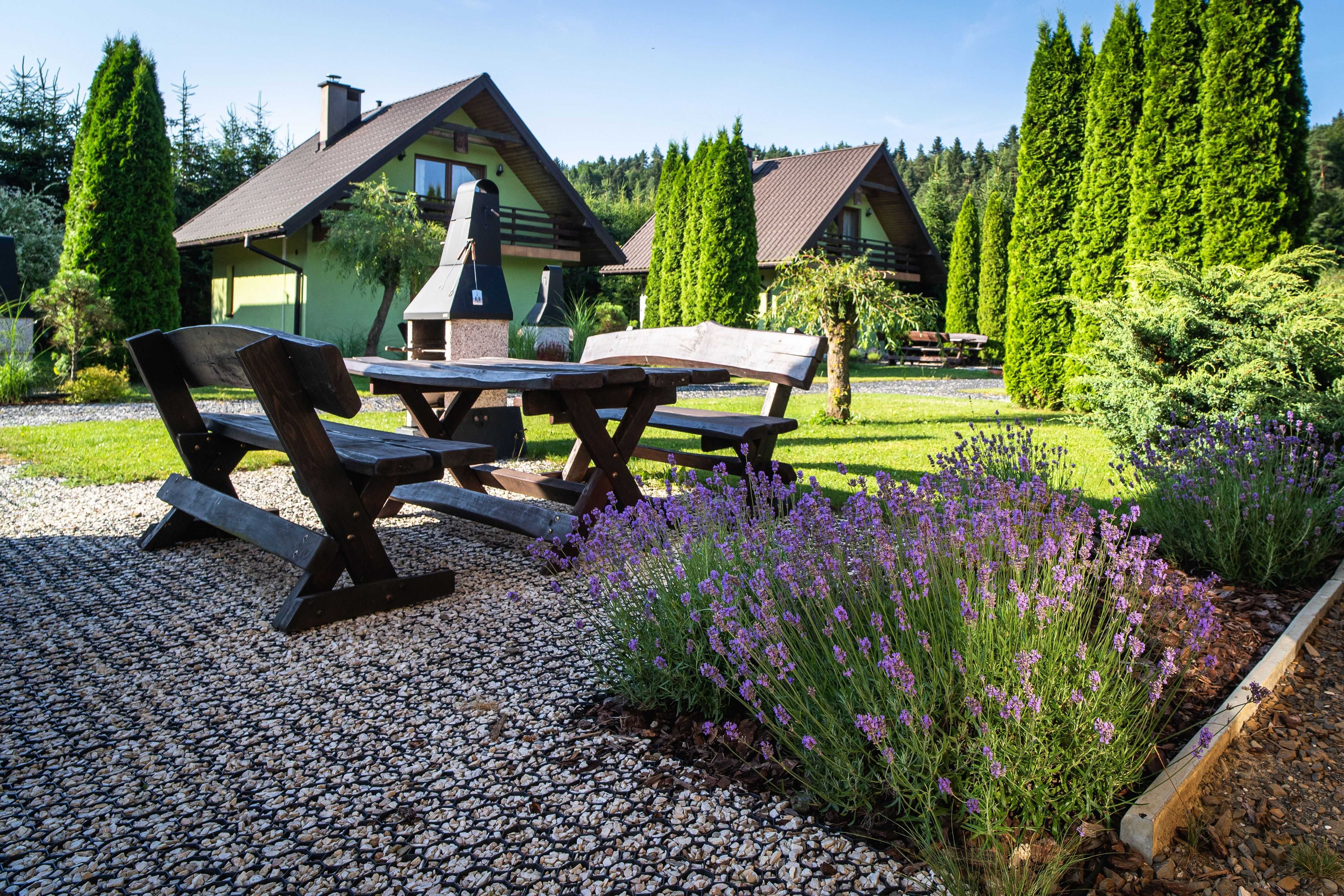 Domek, noclegi Bieszczady, Lesko, las, grill, balia, jacuzzi