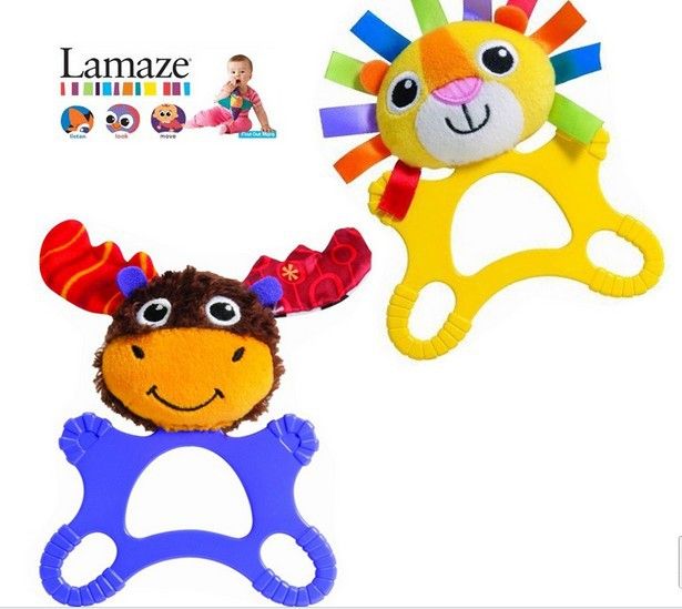 Lamaze эластичные прорезыватели с погремушкой, шуршалка