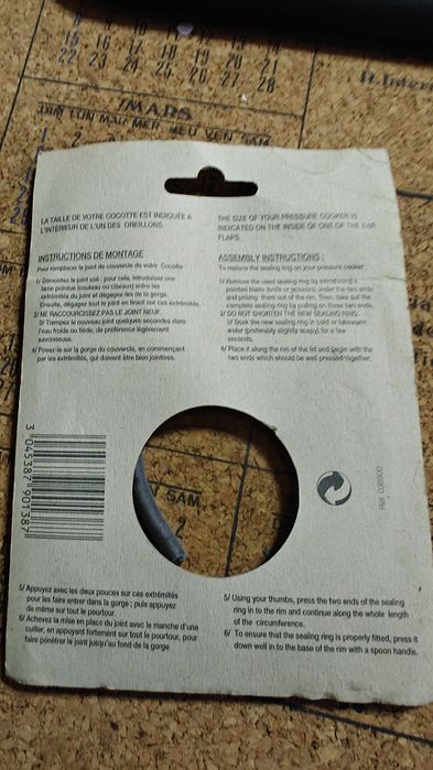 Juntas para Panela de Pressão