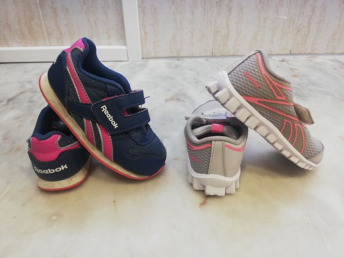 Ténis reebok criança (tamanhos 24 e 23.5)