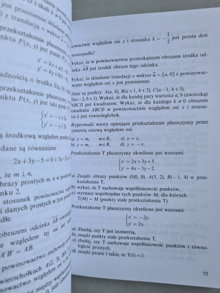 Zbiór zadań z matematyki dla klas III i IV liceum ogólnokształcącego