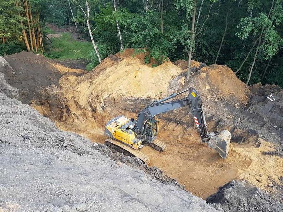 WYBURZENIA, Rozbiórki , Wykopy, Roboty Ziemne, Uslugi koparkami