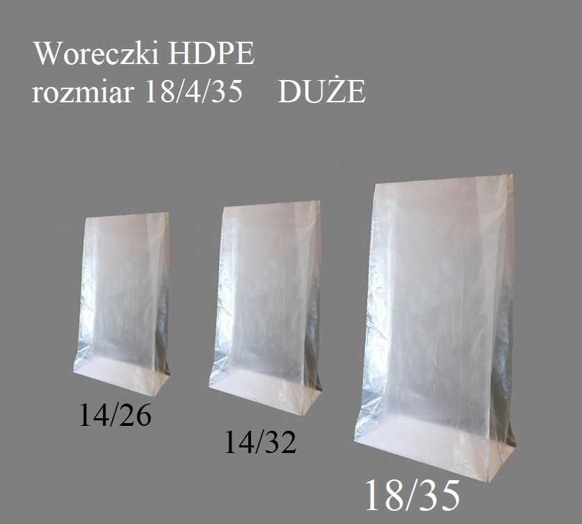 woreczki hdpe 18/35 "kurczak" 600 sztuk atest