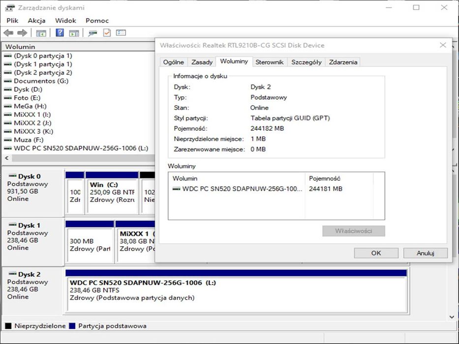 SSD M2 PCie 256GB WD Sn520