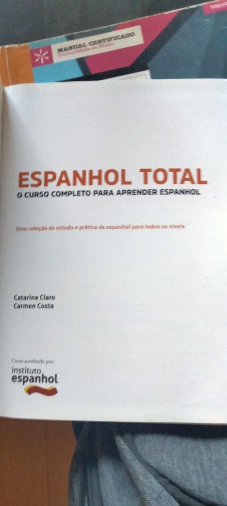 Livro espanhol total auxiliar de aprendizagem