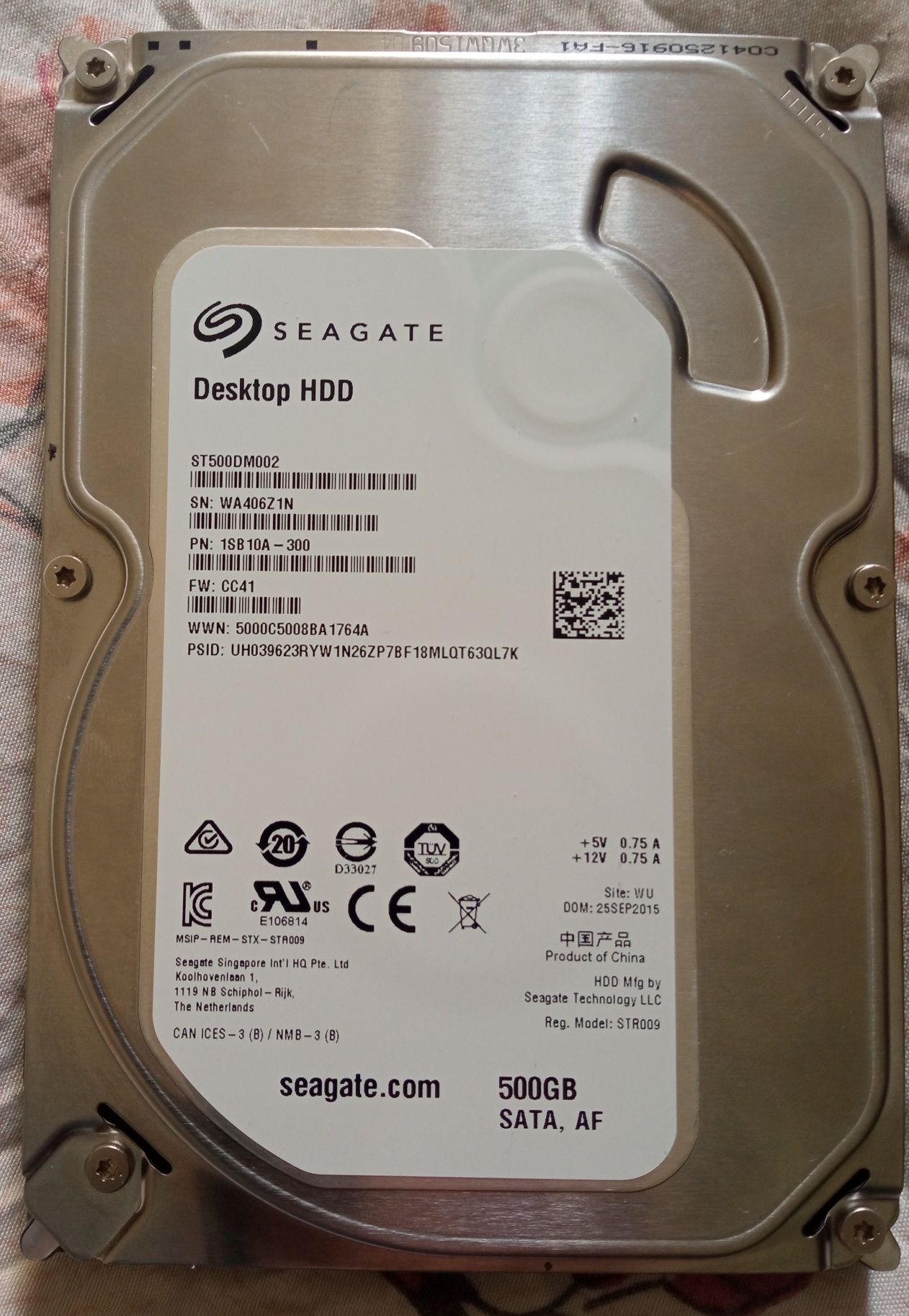 HDD Seagate ST500DM002 500GB 3,5" жёсткий диск