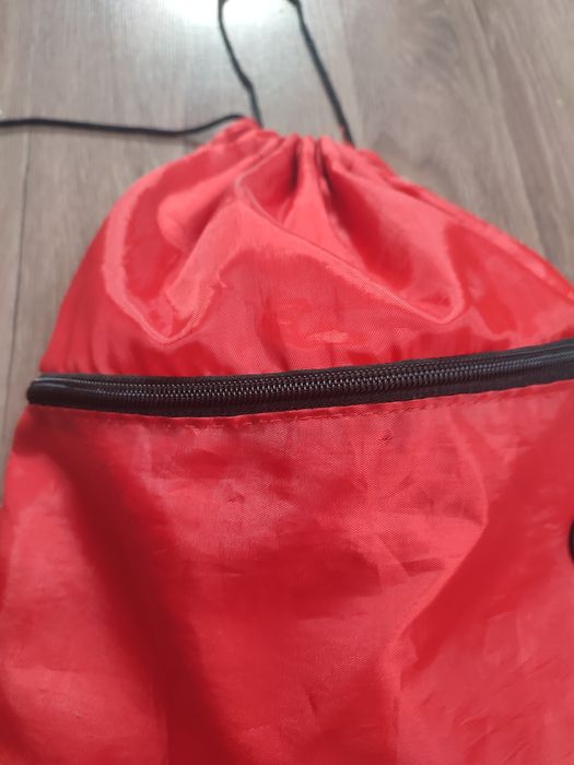 Worek szkolny czerwony wodoodporny
