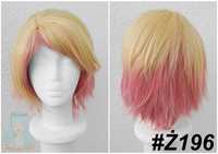 Cosplay wig peruka żółta krótka blond Tenma Tsukasa Project Sekai