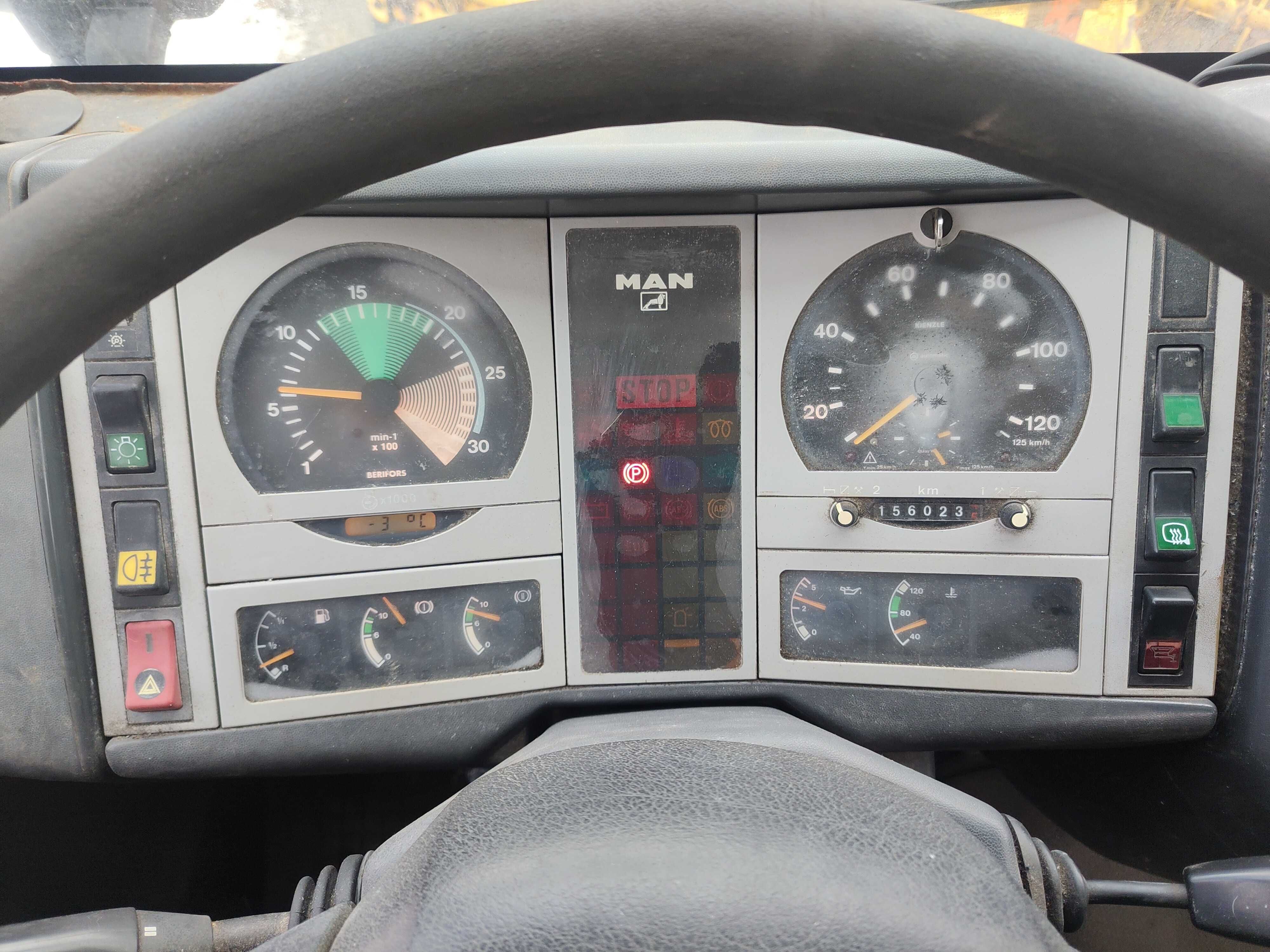 MAN 10.220 4x4 2004r  specjalny zimowe utrzymanie dróg pług piaskarka