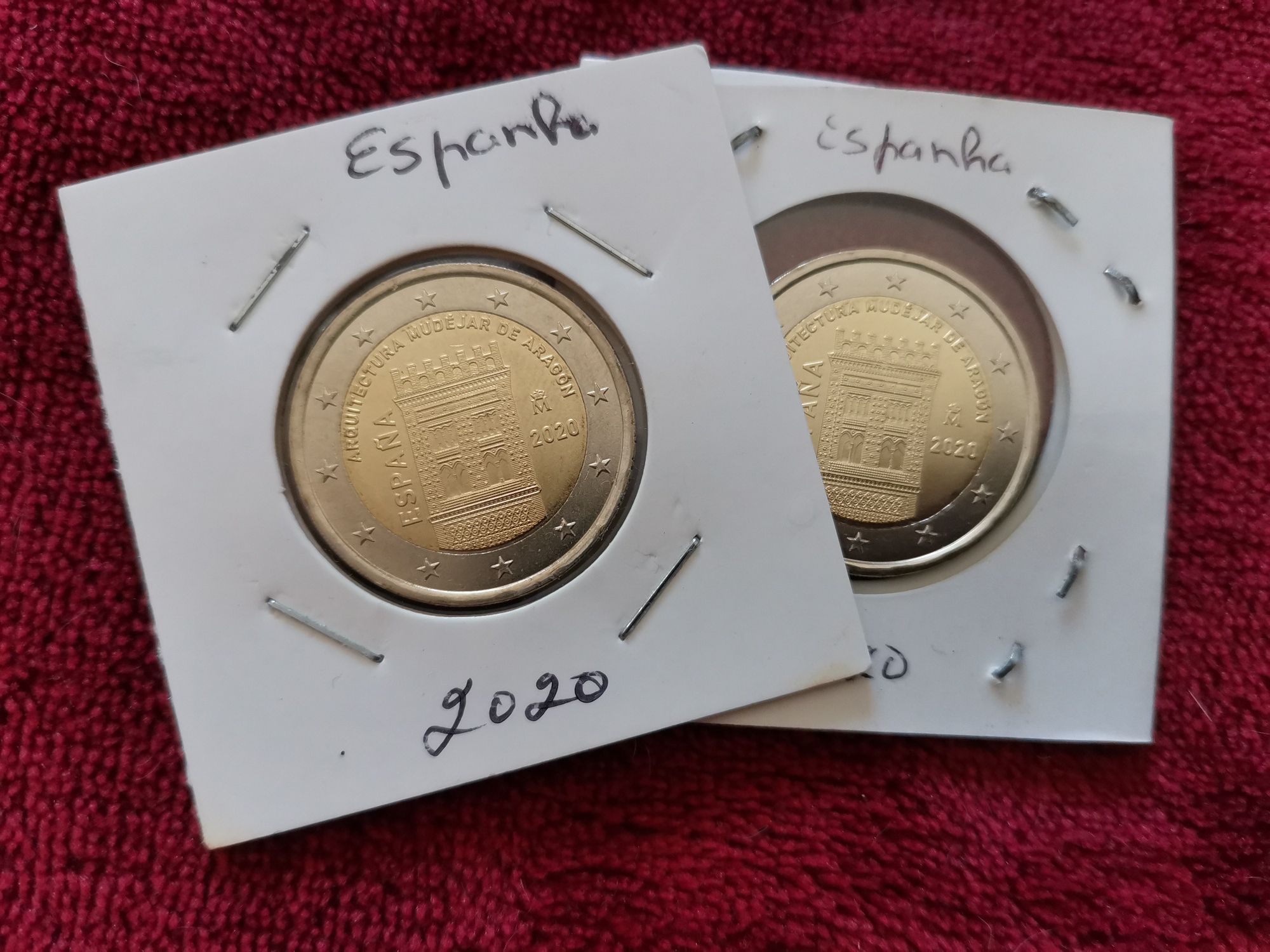 Moeda UNC comemorativa de 2€ - Espanha 2020