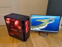 Komputer + Monitor 1440p RTX 3090, I5 14600 KF, 32GB DDR5, Z790, 2 TB