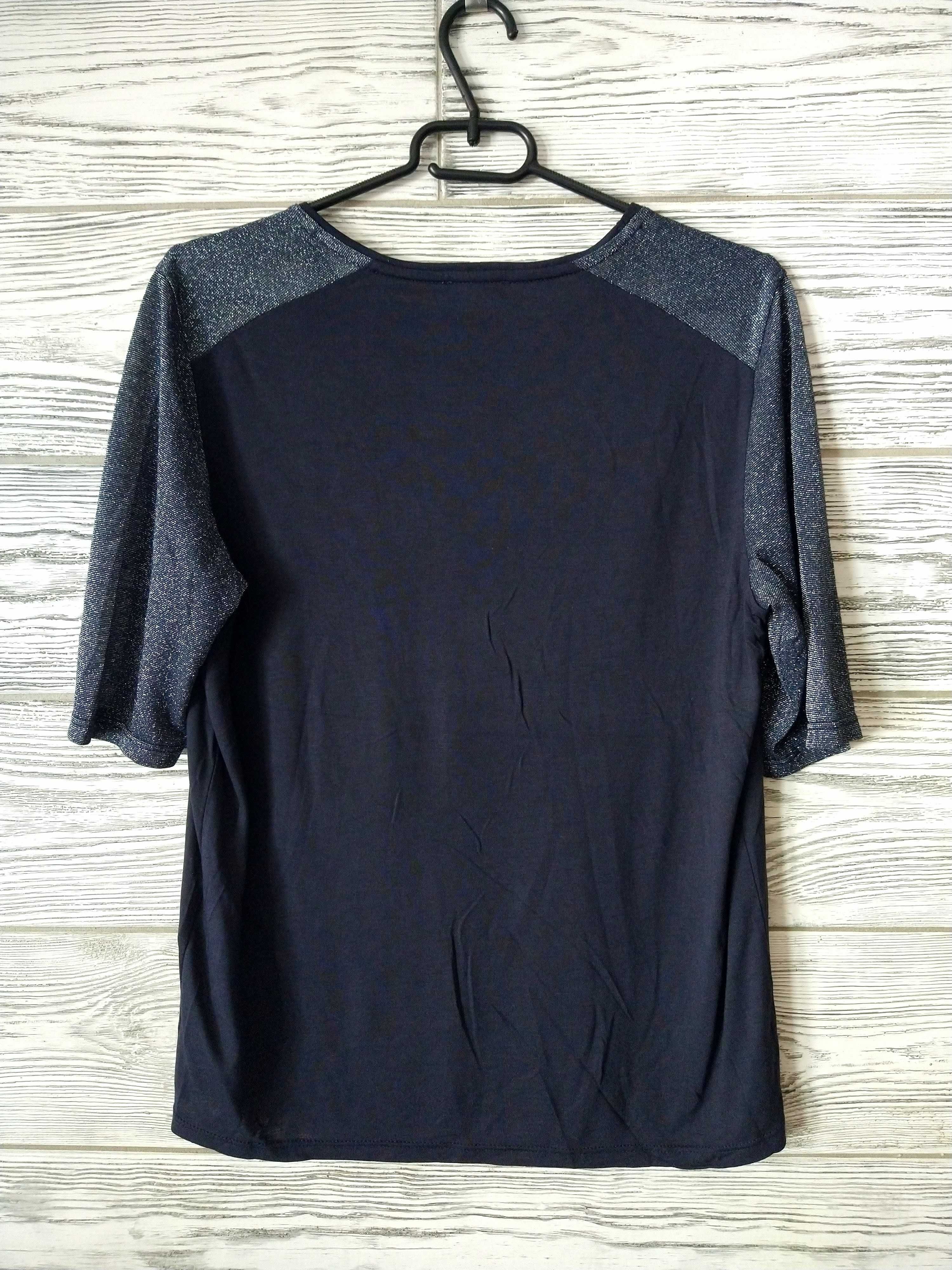 Gerry Weber kolorowy t-shirt pront boho wiskoza