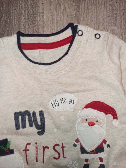 Новорічний светр, джемпер, світшот 6-9 місяців