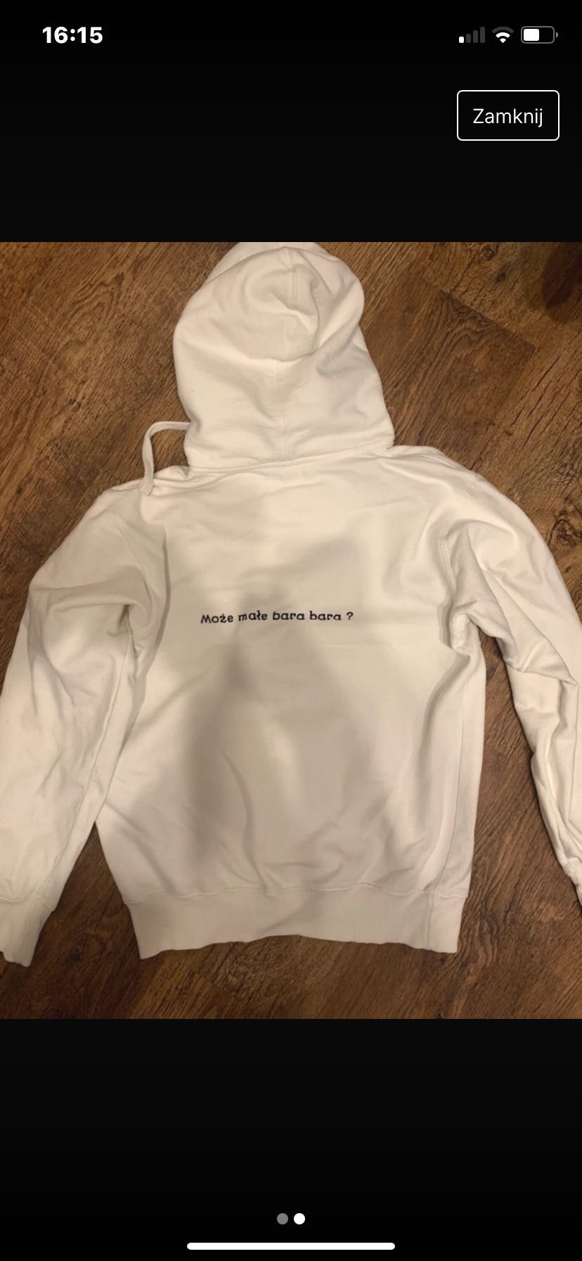 Bluza biała personalizowana