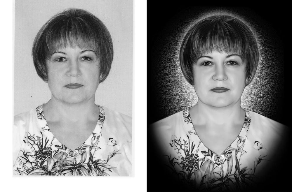 Ретушь фотографій на пам'ятник , станок , гравірування , фотокераміка