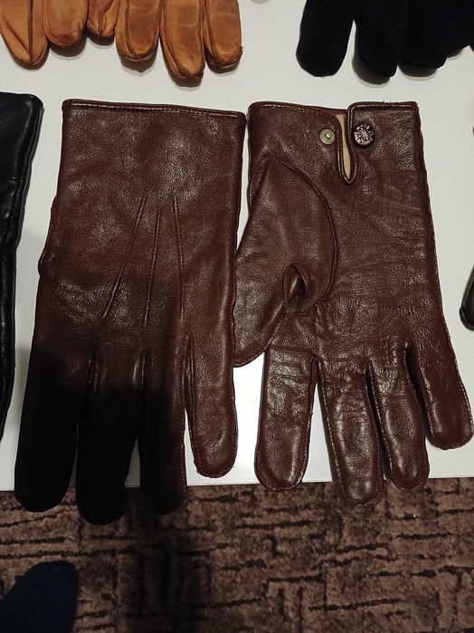 Рукавички шкіряні, замшеві та шерстяні чоловічі та жіночі