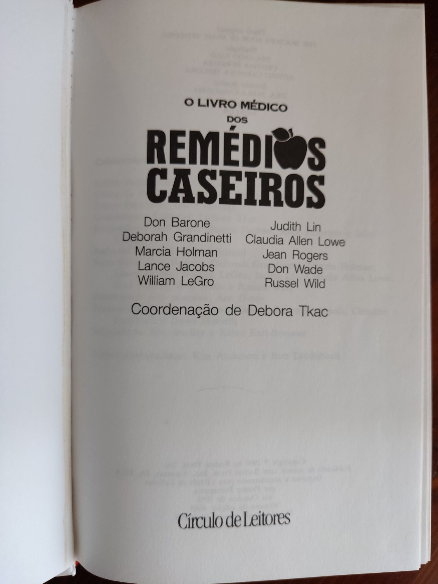 Livro dos remédios caseiros