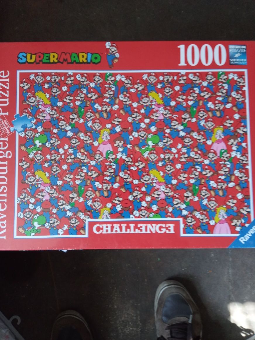 Ravensburger 1000 Challenge Super Mario nowy folia