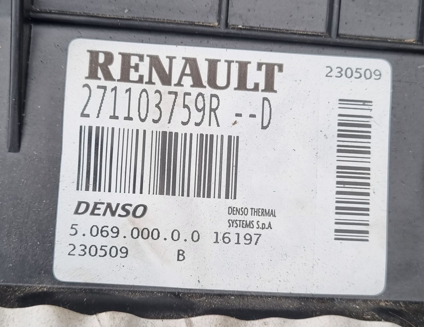 Renault master III movano nagrzewnica