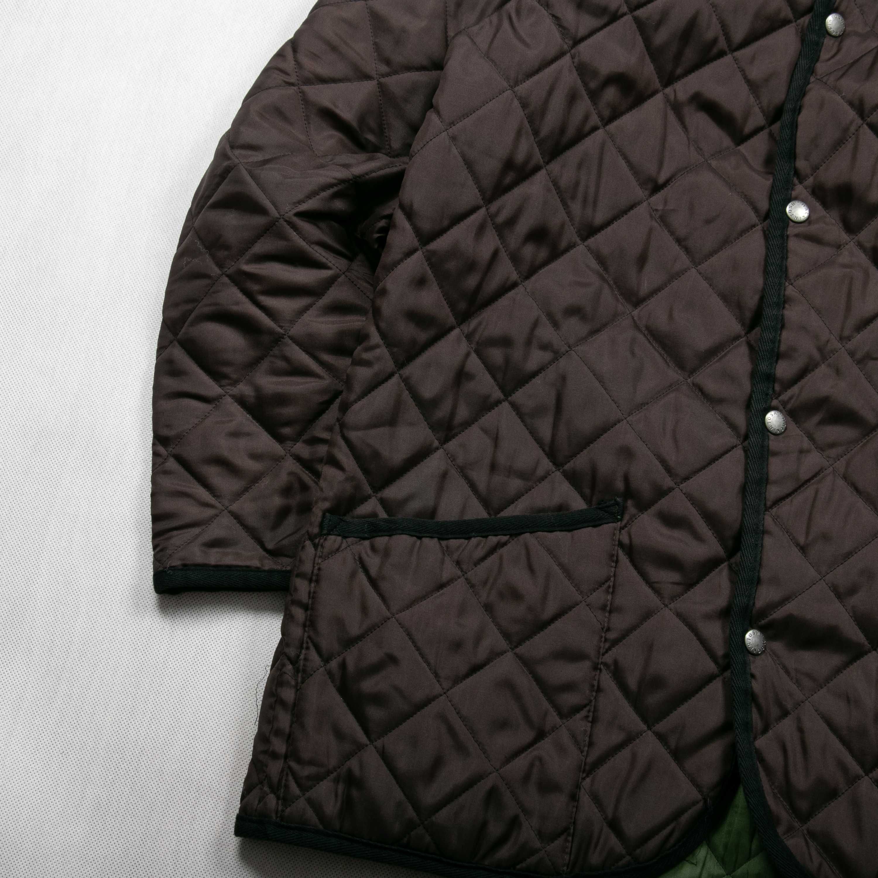 Mackintosh elegancka pikowana kurtka L dopasowana