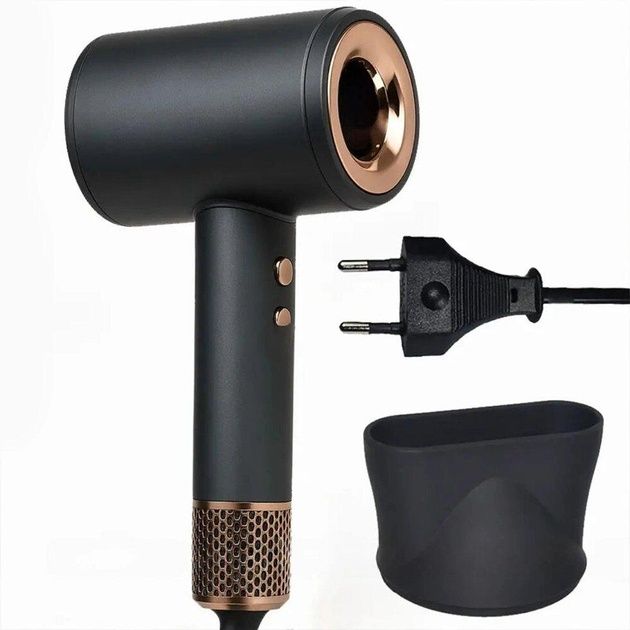 Фен для волосся Crownberg CB-2318 потужний 3000 Вт. Чорний мат