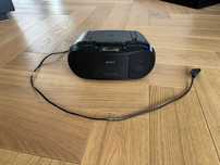 Radioodtwarzacz Sony CFD-S70 czarny (przygotowany pod ZK/AŚ)