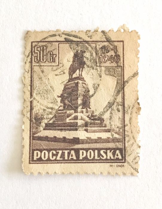 Znaczek Poczta Polska 1945 rok