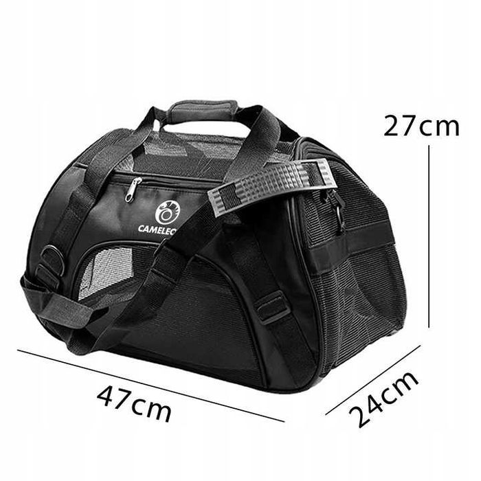 Transporter dla psa kota plecak torba rozkładany legowisko z poduszką