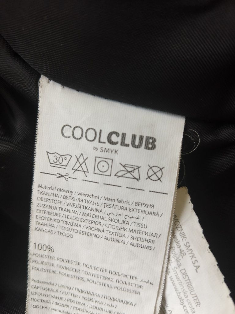 Kurtka zimowa, chłopięca cool club , smyk 158