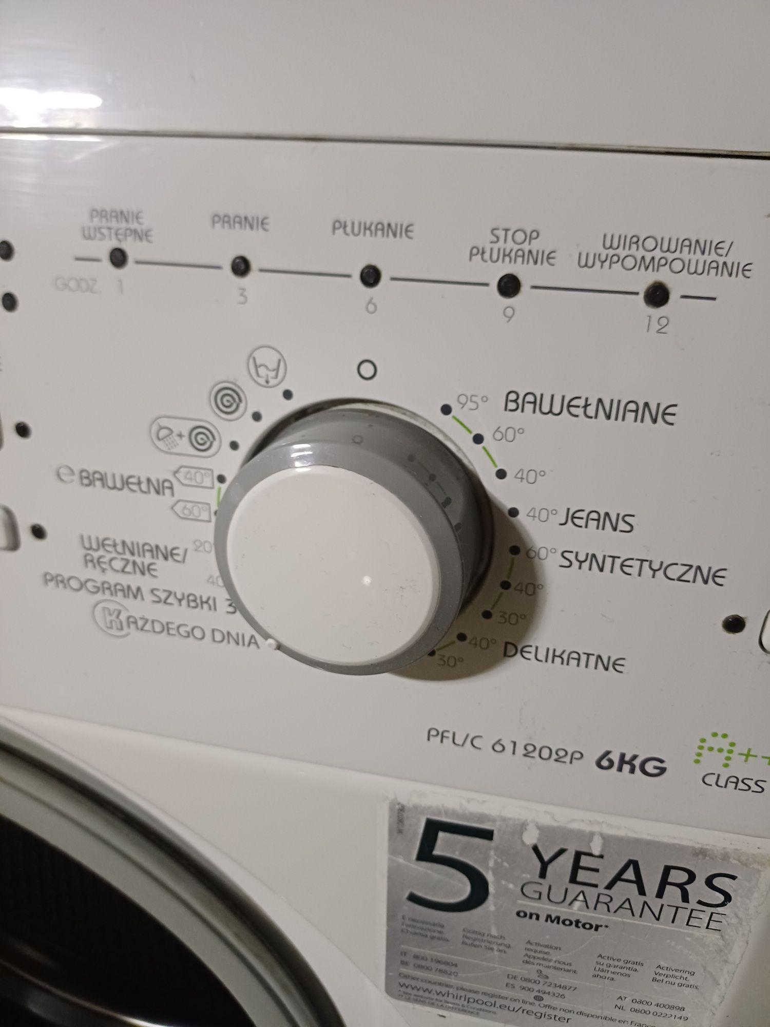 Pralka Whirlpool 6kg
