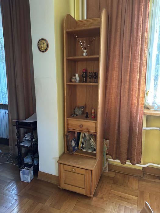 Meble sosnowe komplet witryny, barek, szafka