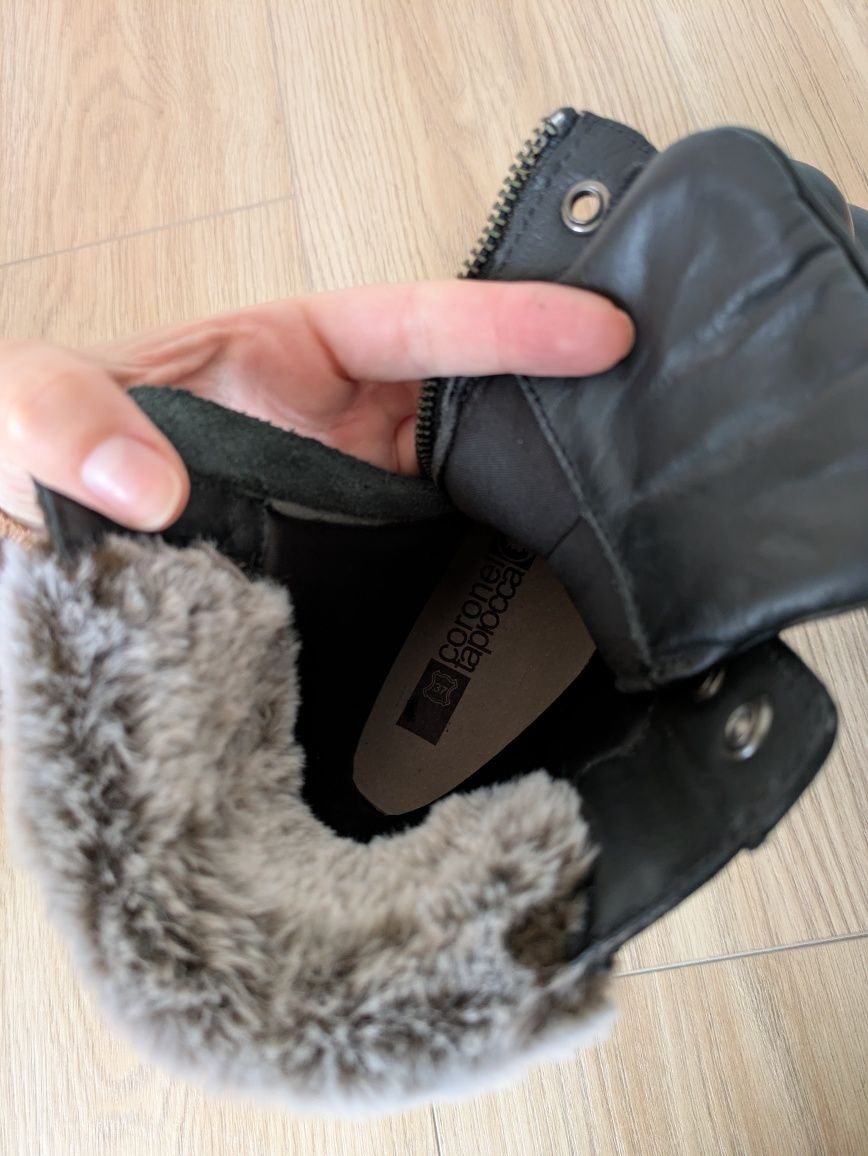 Botas Coronel Tapiocca pele pretas 37