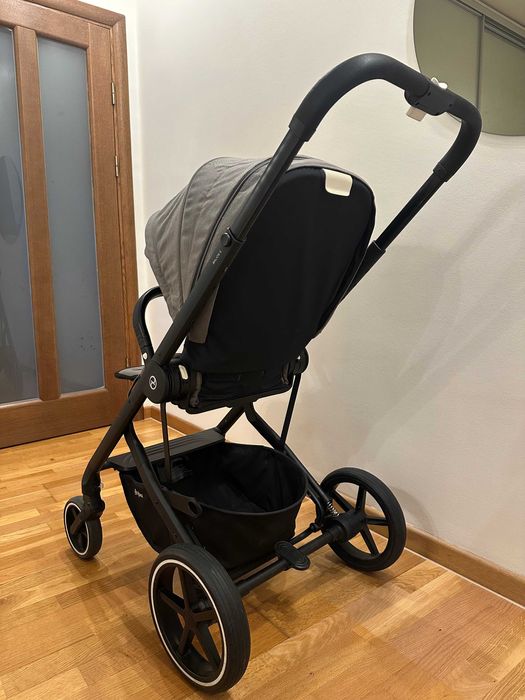 Прогулянкова коляска Cybex Balios S Lux Grey 3в1 + дощовик (Німеччина)