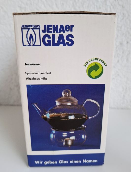 JANAer GLAS podgrzewacz szklany żaroodporny pod dzbanek