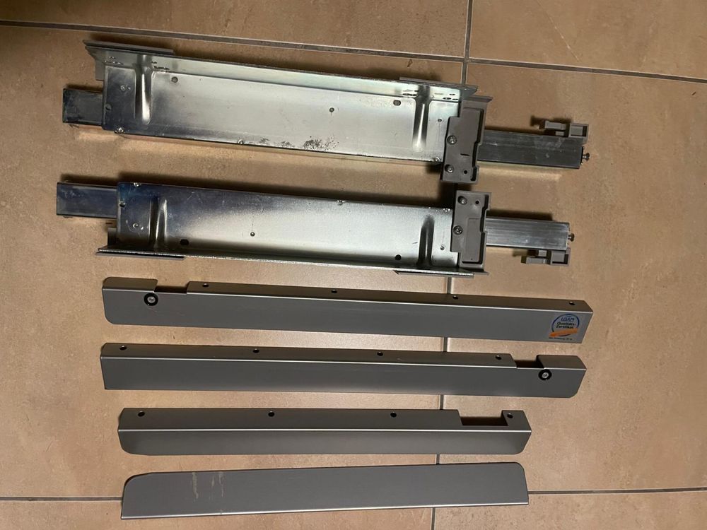 Prowadnice do szuflad o dlugości 116cm