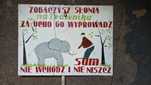 Stara metalowa tablica PRL