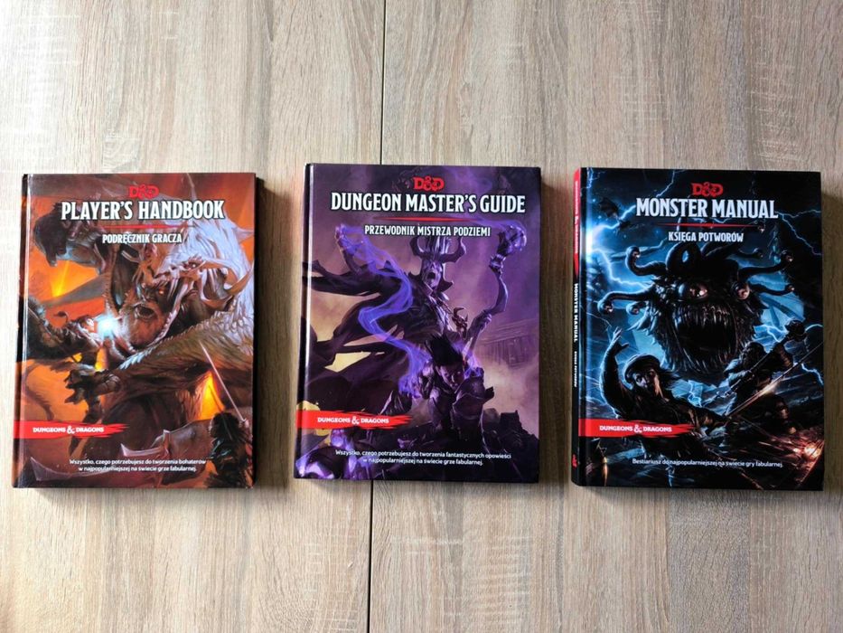Komplet podręczników D&D