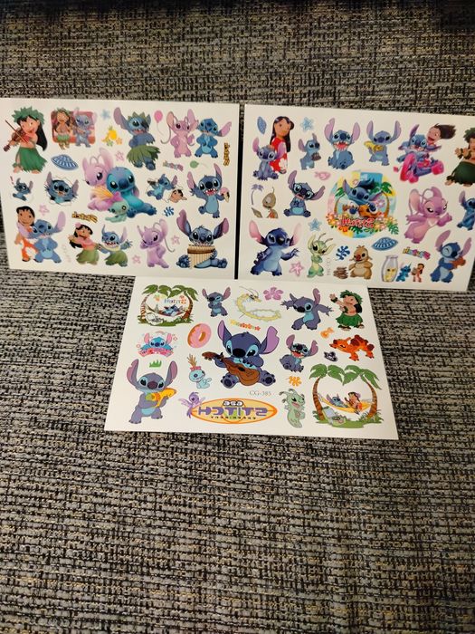 Tatuaże Lilo i Stitch 3listki  Nowe Promocja