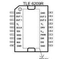 Микросхема Infineon TLE6209R 6209