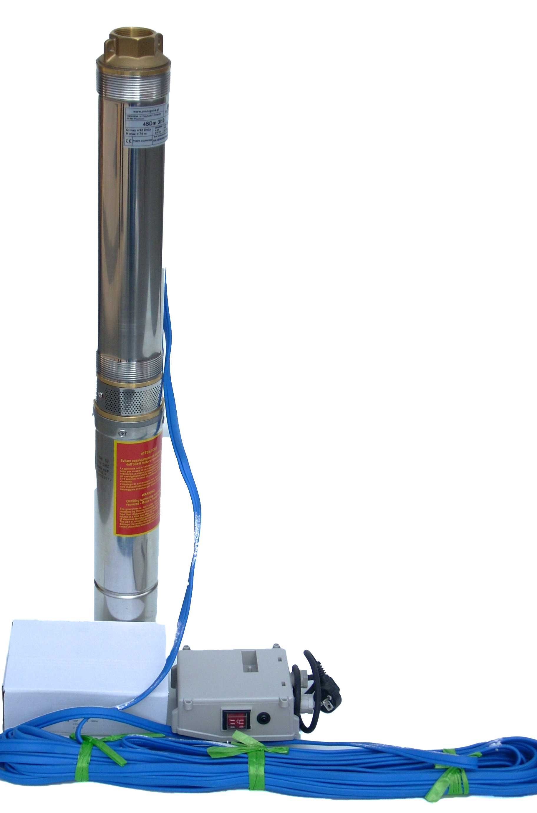 Zestaw hydroforowy 100l pompa głębinowa 4SD 3-14 osprzęt głowica zawór