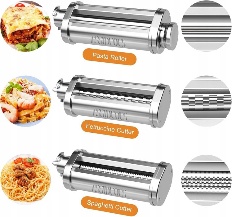 Assiduous Maszynka do robienia makaronu ze stali nierdzewnej