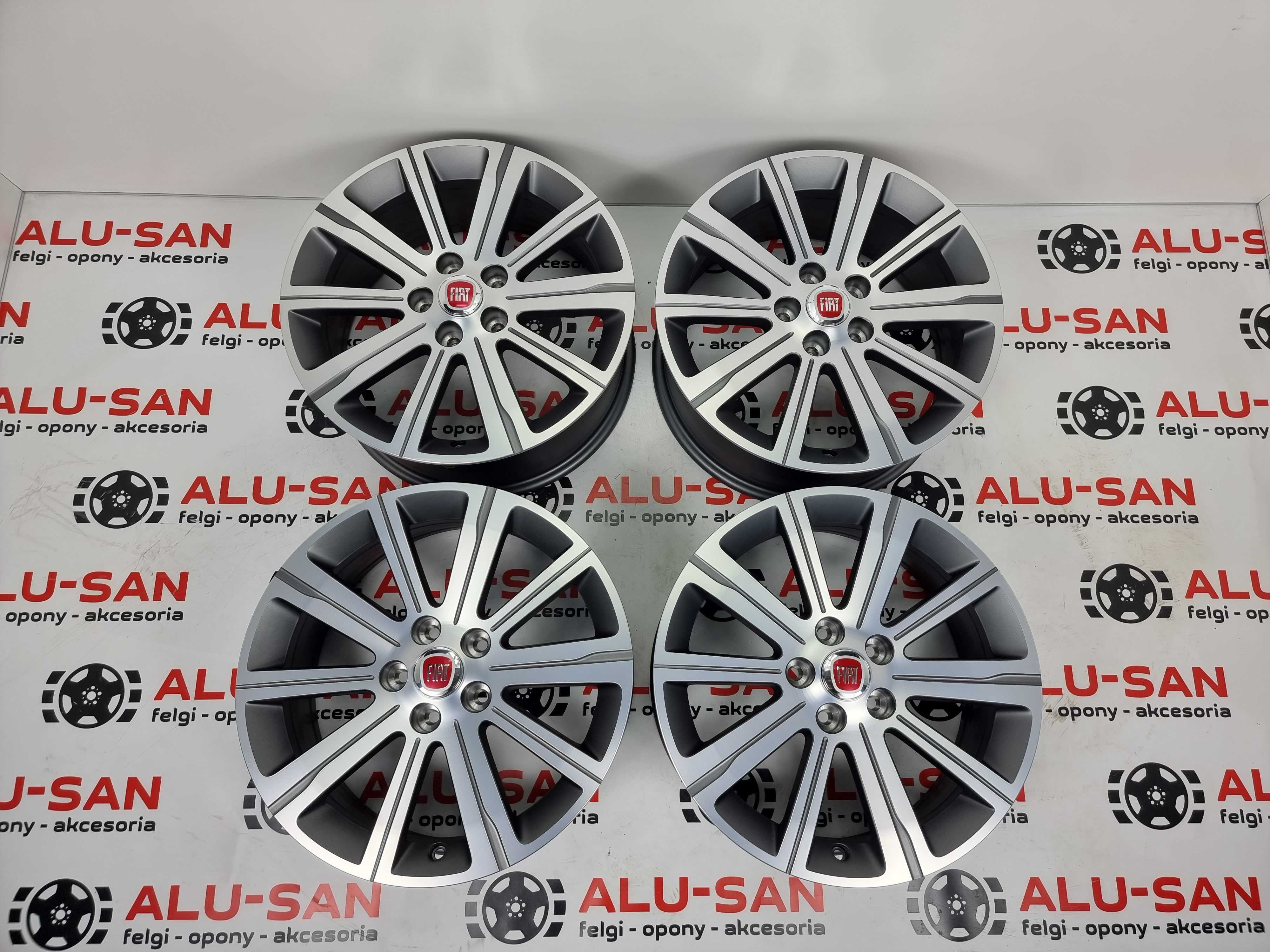 NOWE oryginalne alufelgi FIAT 17" 5x108 Scudo  Doblo-Grafit Poler