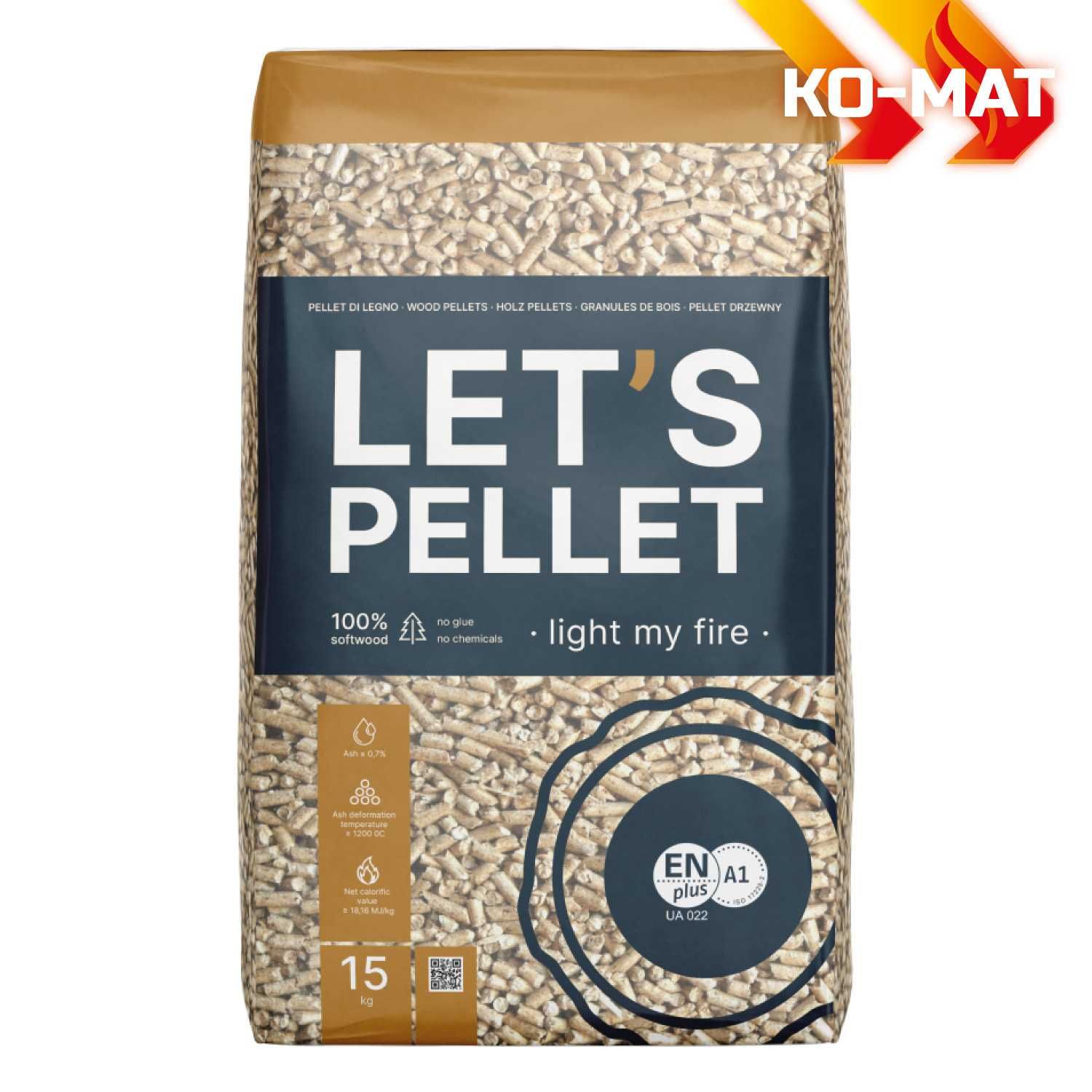Let's Pellet, Pelet Sosnowy A1 En plus 6mm