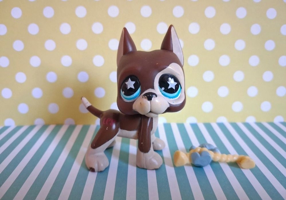 Littlest Pet Shop LPS unikatowy pies Dog Niemiecki #817 pop