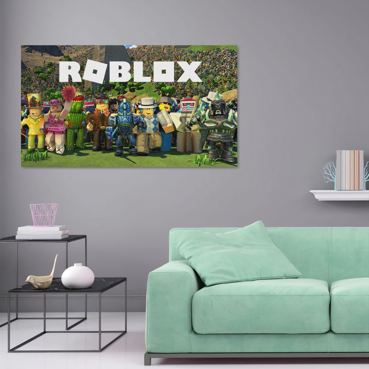 Роблокс, Roblox, постер, картина на полотні